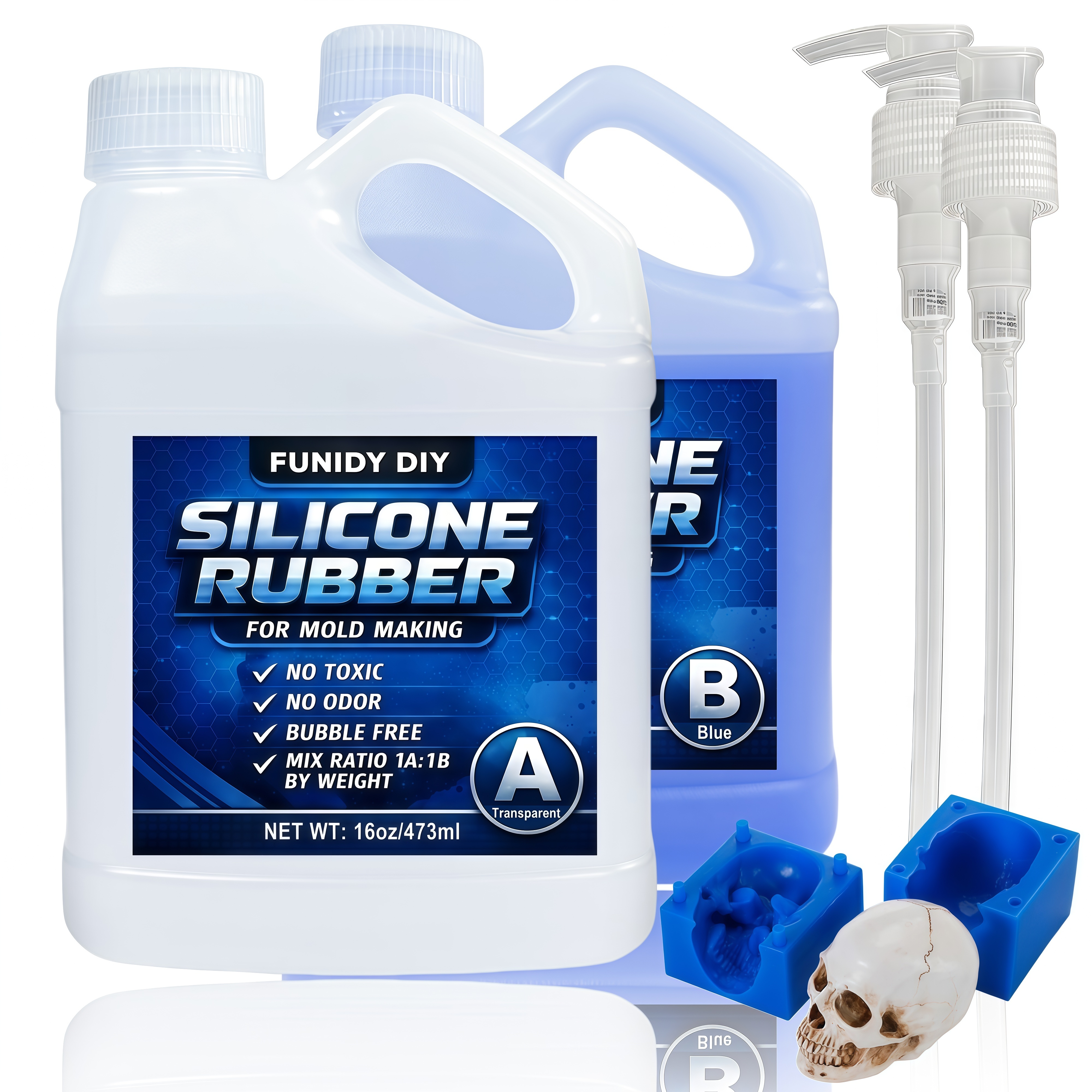 Candle Making Kit - Silicone Mold Making Kit, Fast Cure