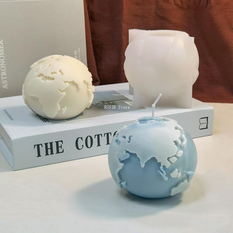 Candle Making Jelly - Earth Silicone Candle Mould Handmade Art