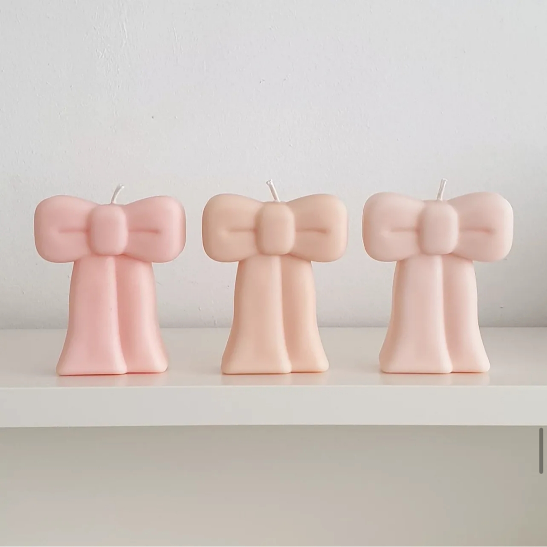 3D Bow Shape Candle Mold Silic - Candle Making Jelly ulasan dan harga