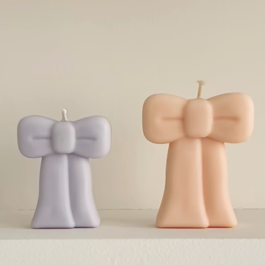3D Bow Shape Candle Mold Silic - Candle Making Jelly ulasan dan harga