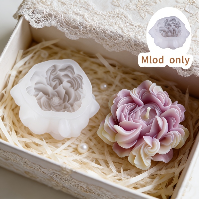 Austin Rose Flower Candle Sili - Candle Making Jelly ulasan dan harga