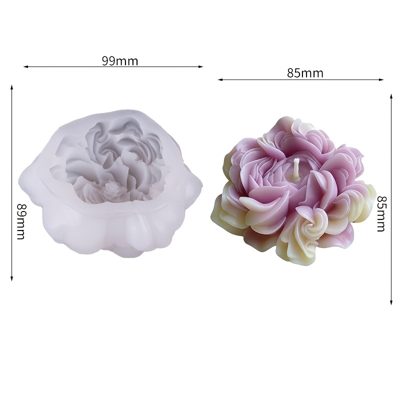 Austin Rose Flower Candle Sili - Candle Making Jelly ulasan dan harga