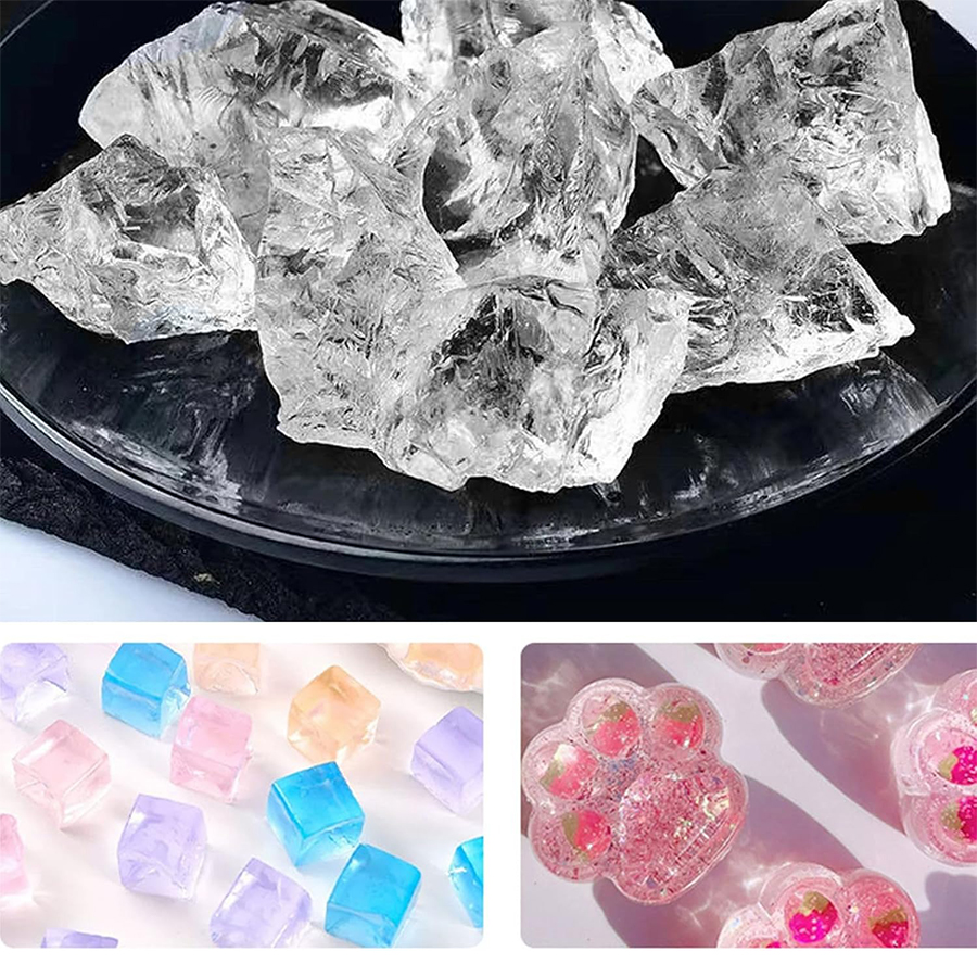 100g/500g/1000g Transparent Cr - Candle Making Jelly ulasan dan harga