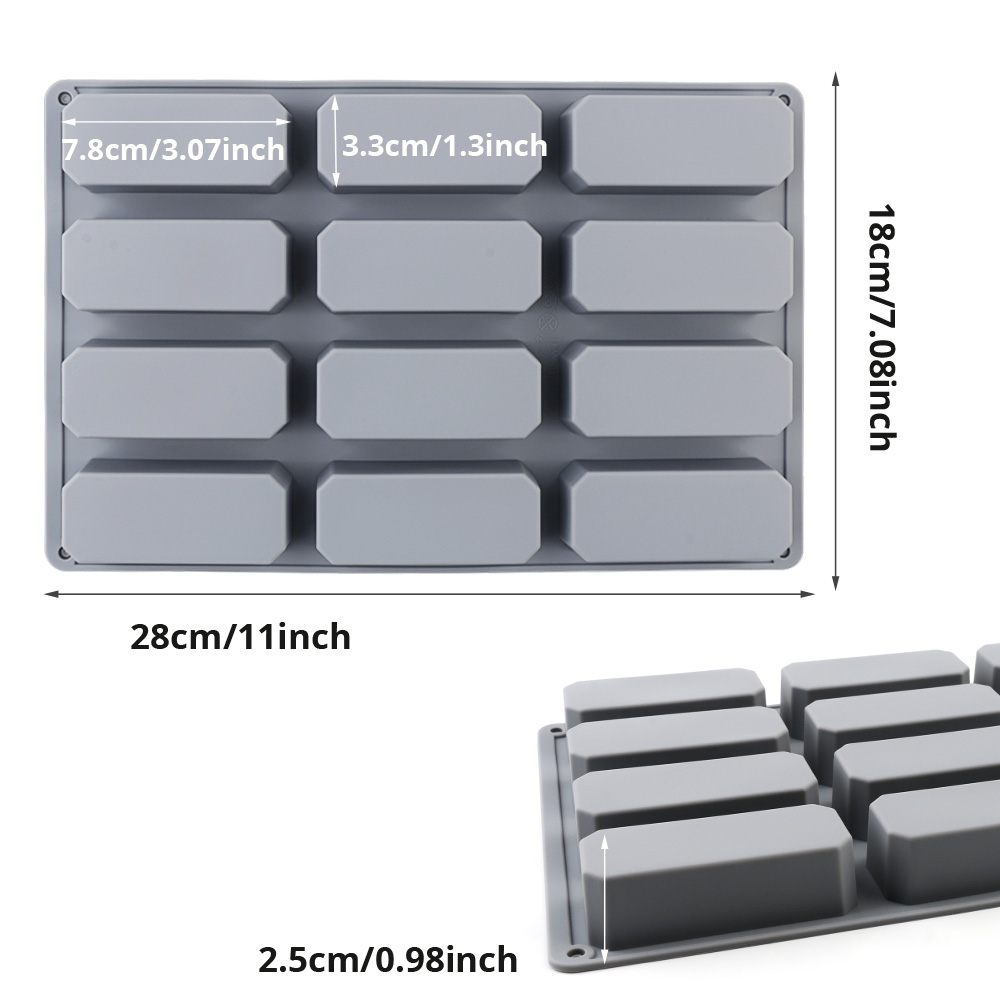 Silicone Rectangular Cake Mold - Candle Making Jelly ulasan dan harga
