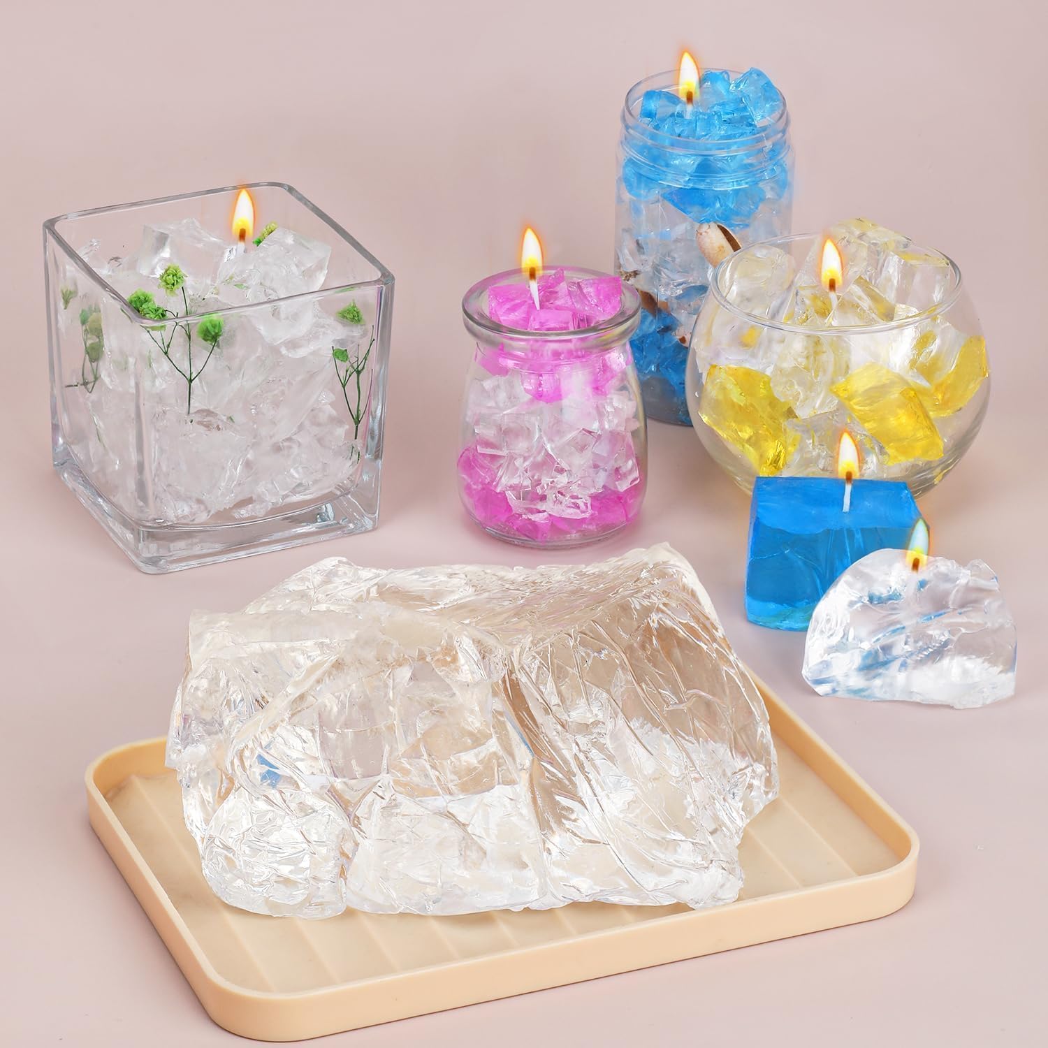 100g Jelly Wax for Candle Maki - Candle Making Jelly ulasan dan harga