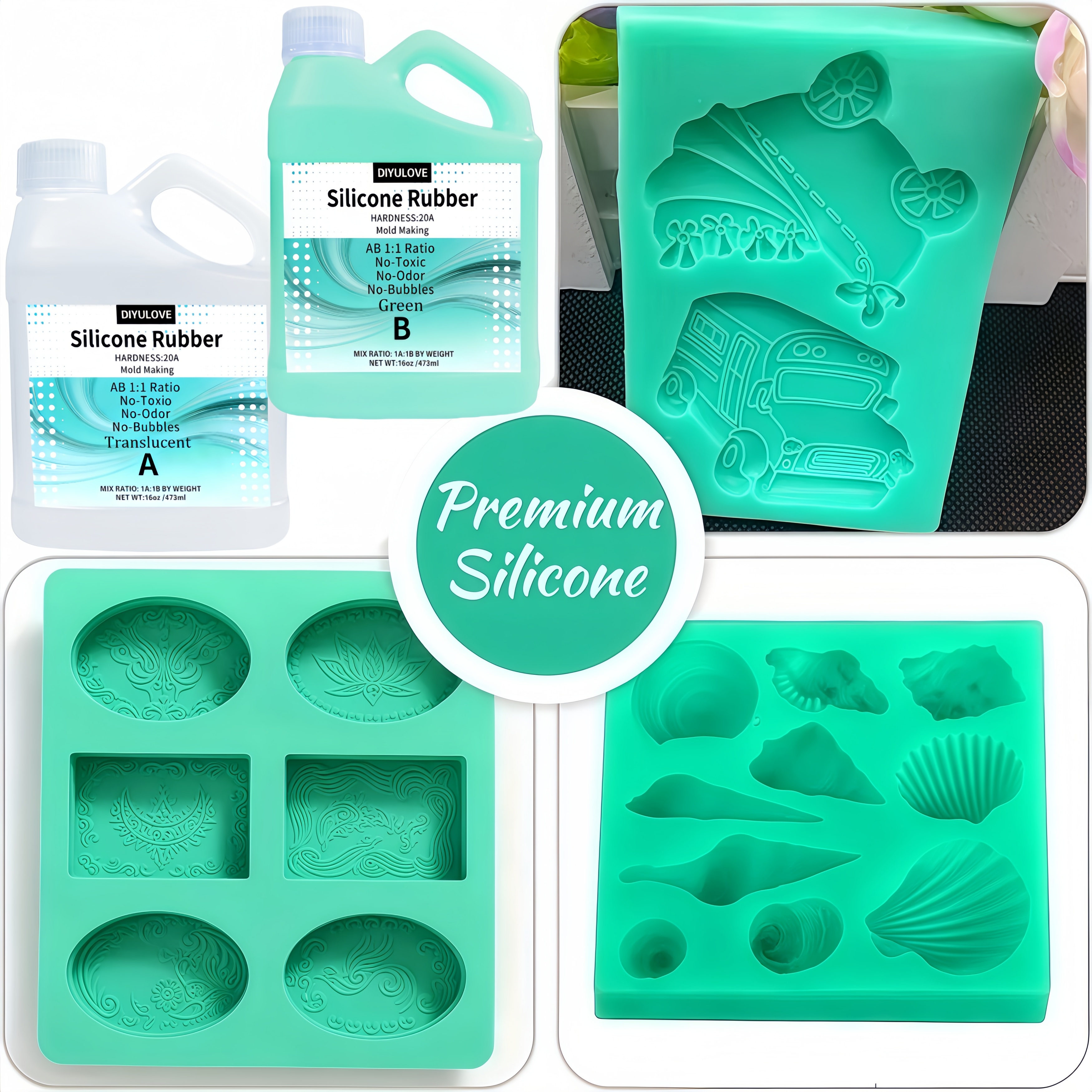 Super Elastic 15A Liquid Silic - Candle Making Kit ulasan dan harga