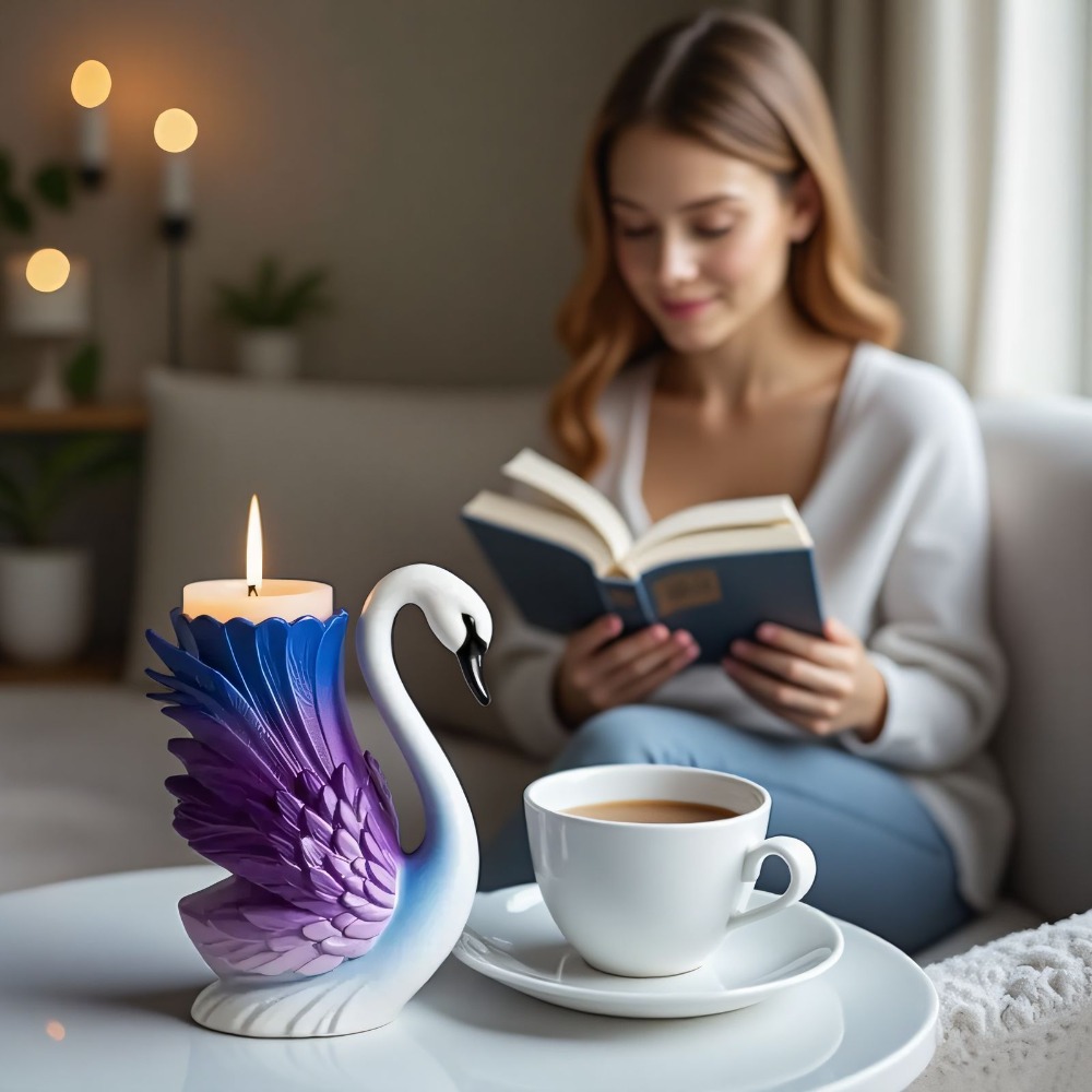 Reusable Swan Candle Cup Silic - Candle Making Vessels ulasan dan harga