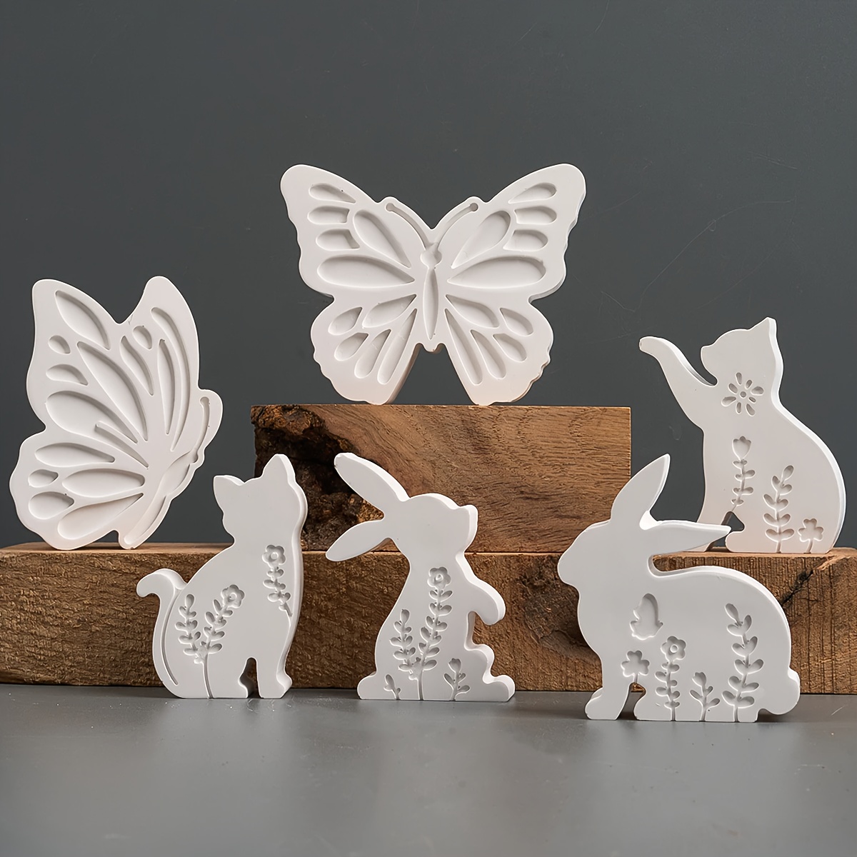 6pcs - 3D Rabbit and Kitten Si - Candle Making Factory ulasan dan harga