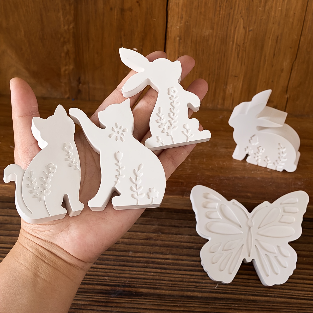 6pcs - 3D Rabbit and Kitten Si - Candle Making Factory ulasan dan harga