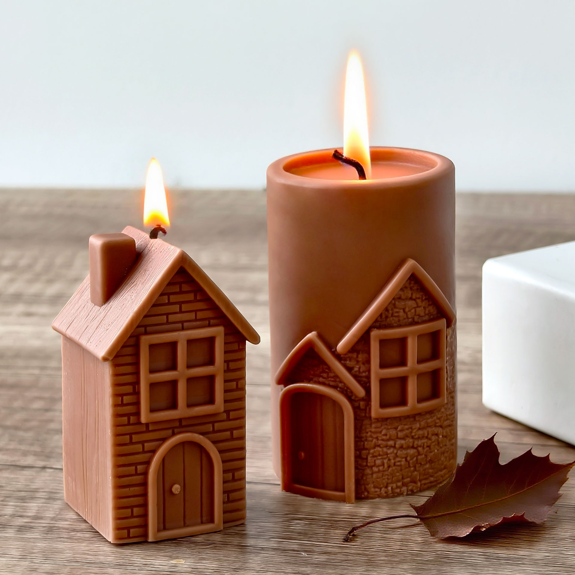 DIY Chimney House Silicone Mol - Candle Making Jelly ulasan dan harga
