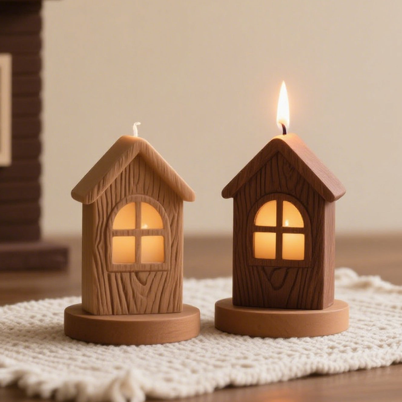 DIY Chimney House Silicone Mol - Candle Making Jelly ulasan dan harga