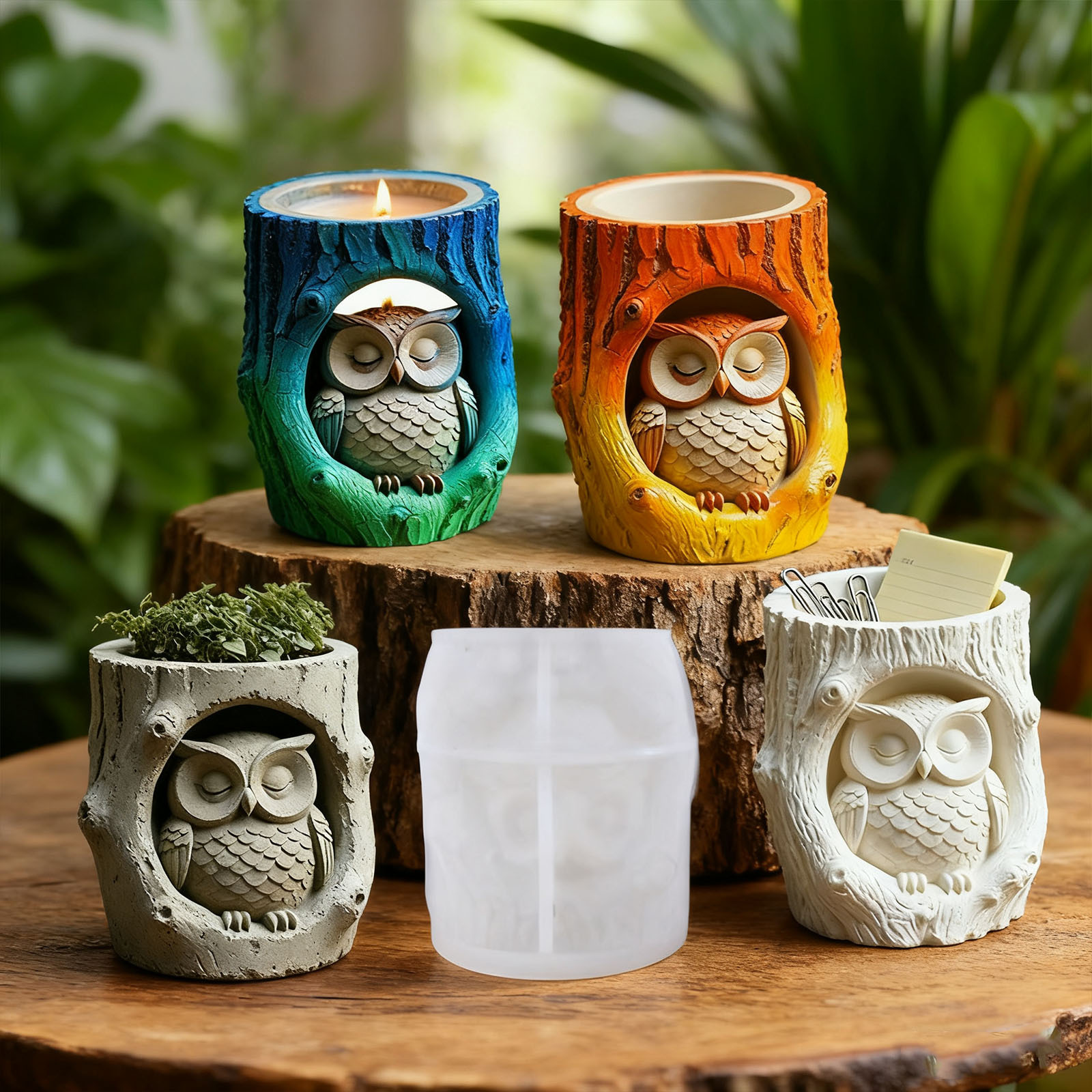 Resin Casting Mold Diy Silicon - Candle Making Vessels ulasan dan harga