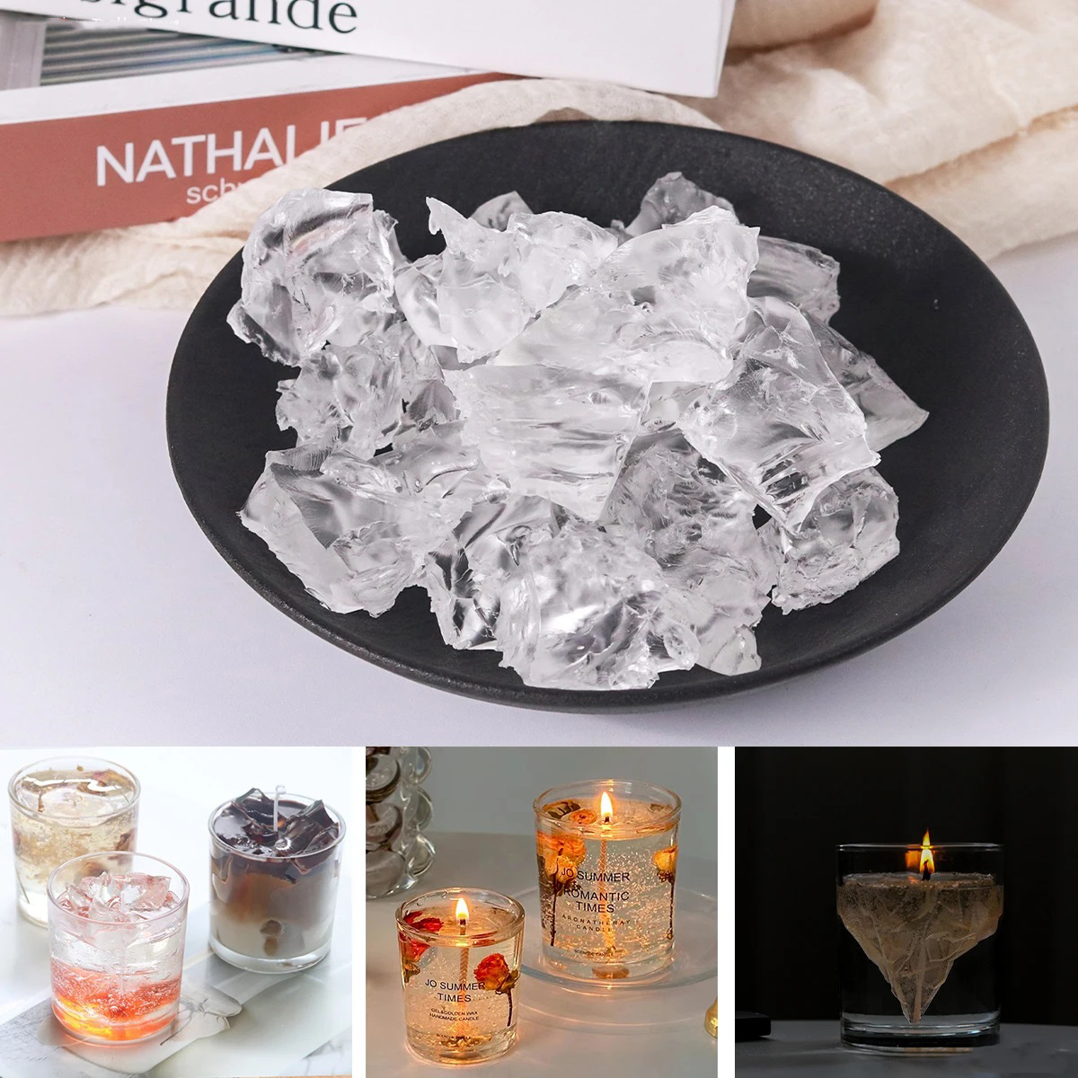 1pc Large Rock Gesture Silicon - Candle Making Factory ulasan dan harga