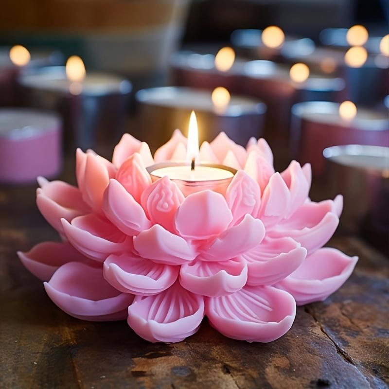 1PC Lotus Flower Candle Mold S - Candle Making Factory ulasan dan harga