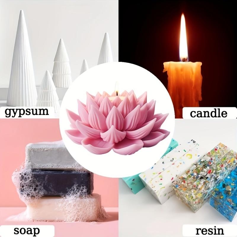 1PC Lotus Flower Candle Mold S - Candle Making Factory ulasan dan harga