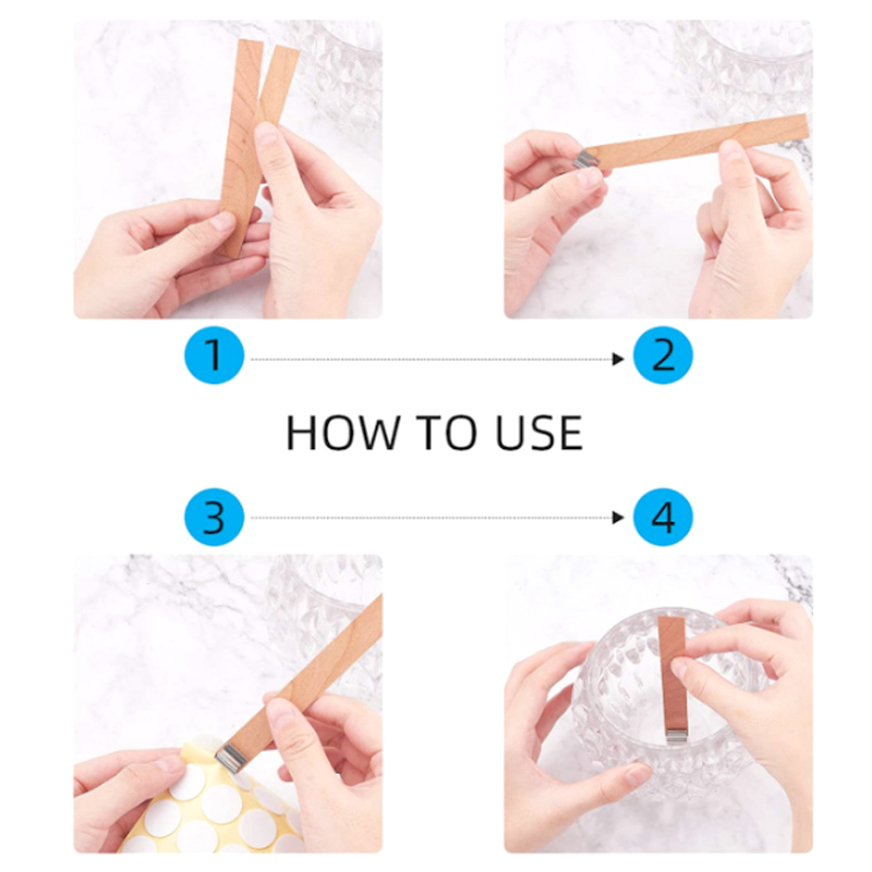 30Pcs Wooden Candle Wicks Set  - Candle Making Vessels ulasan dan harga
