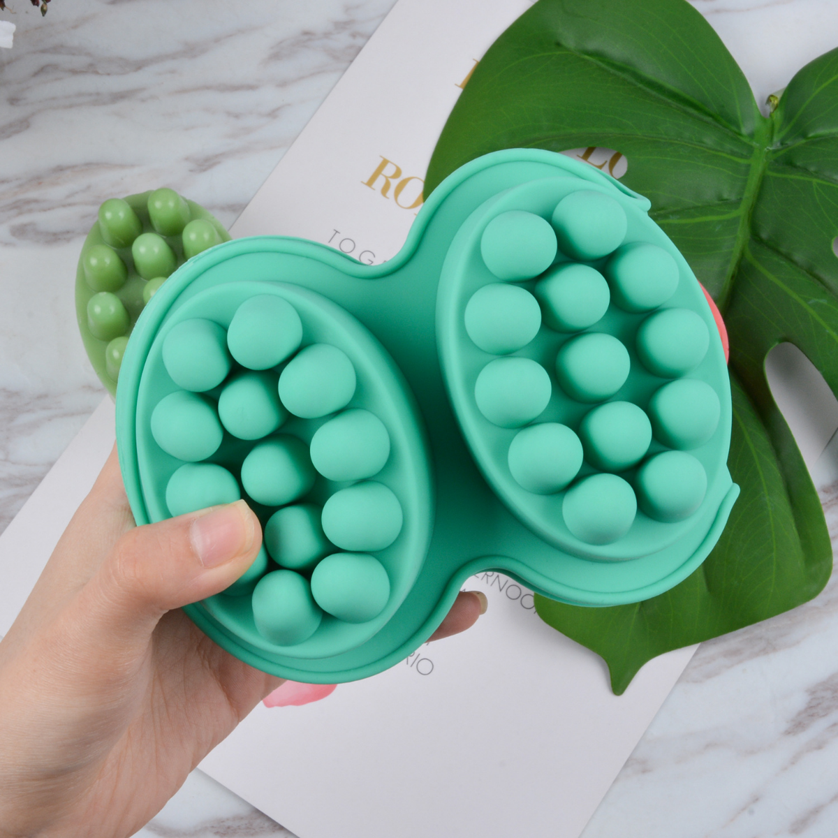 4 Hole Oval Massage Soap Silic - Candle Making Kit ulasan dan harga