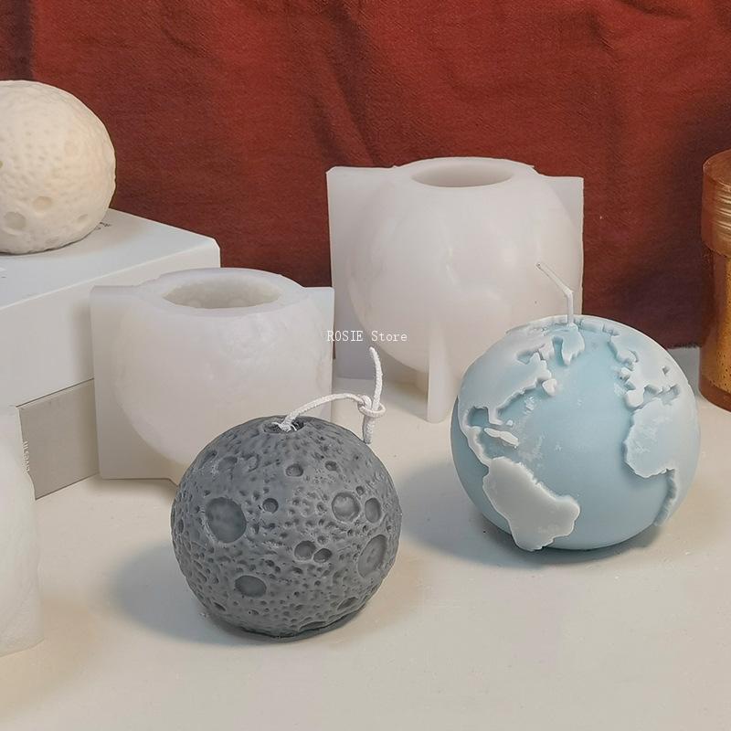 Earth Silicone Candle Mould Ha - Candle Making Jelly ulasan dan harga