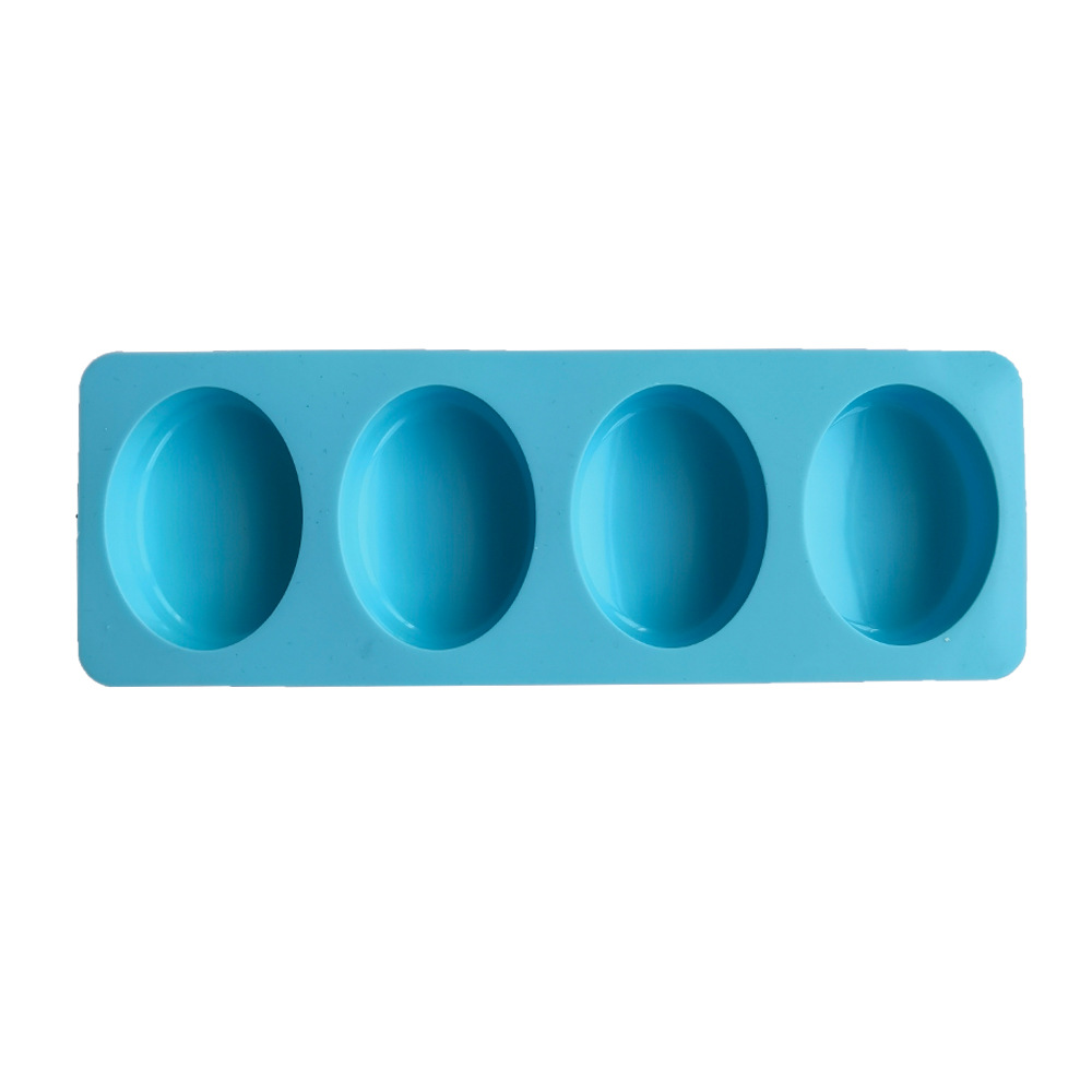 4 Cavities Oval Handmade Soap  - Candle Making Kit ulasan dan harga