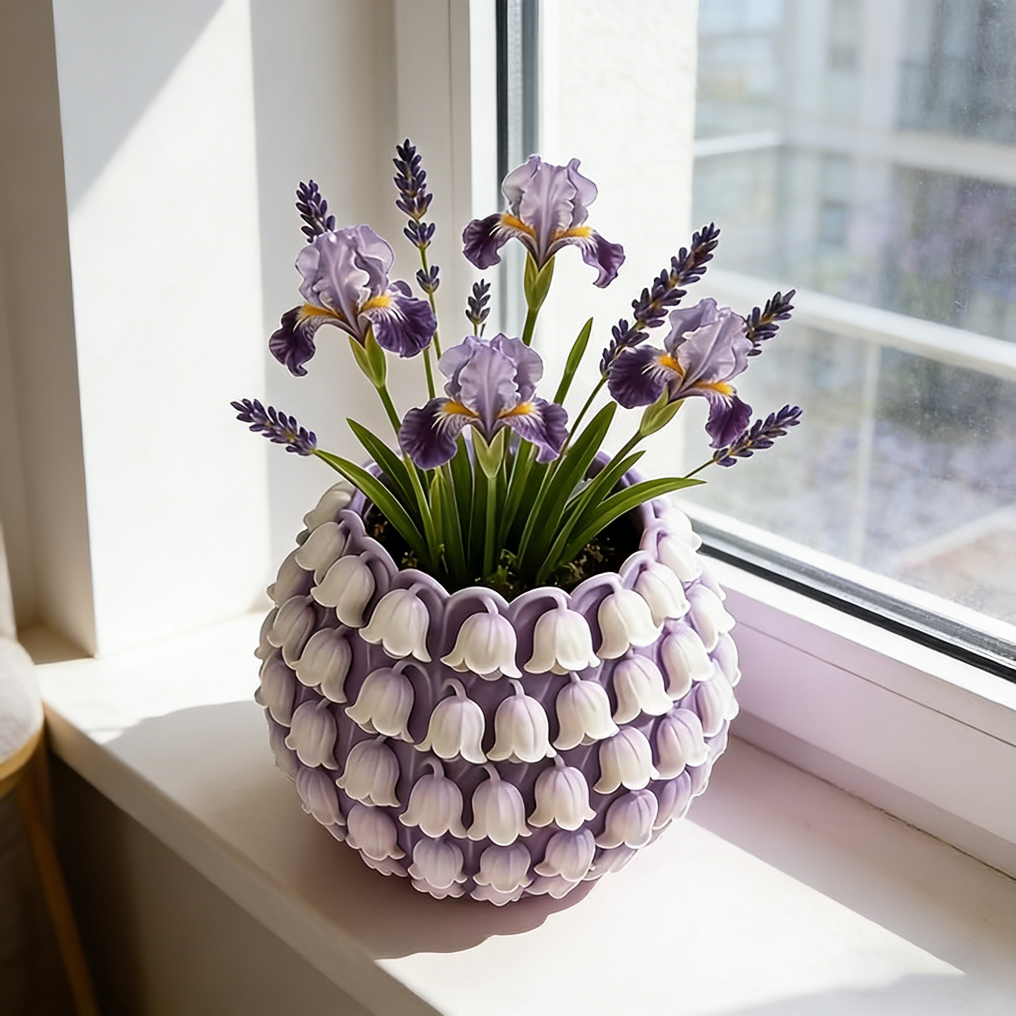 3D Textured Flower Pot Silicon - Candle Making Vessels ulasan dan harga