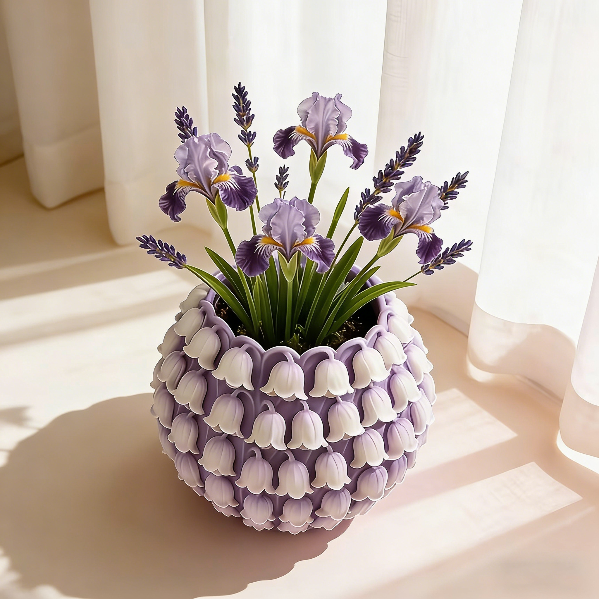 3D Textured Flower Pot Silicon - Candle Making Vessels ulasan dan harga