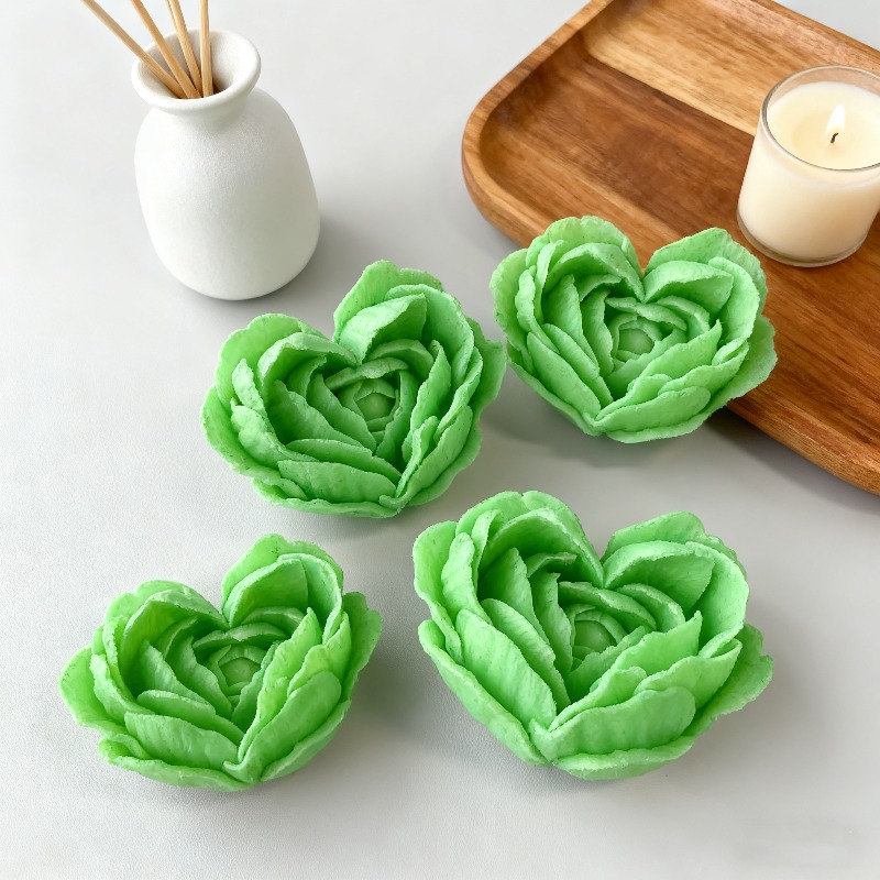 3D Love Flower Silicone Mold D - Candle Making Jelly ulasan dan harga