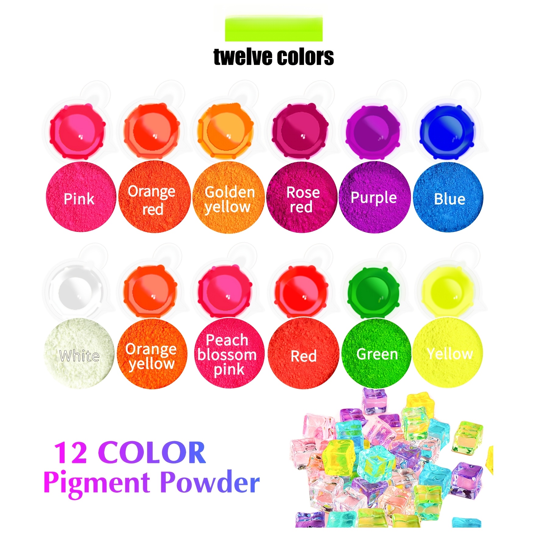 Fluorescent Powder/Neon Resin  - Candle Making Vessels ulasan dan harga